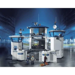 Playmobil Comisaría de Policía con Prisión y Helipuerto