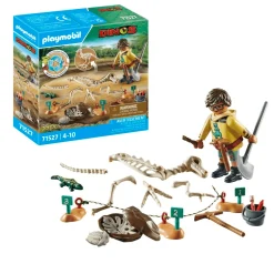 Playmobil Excavación Arqueológica con Esqueleto de Dinosaurio