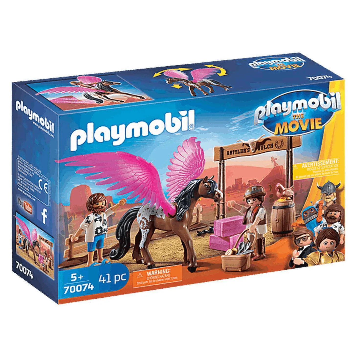 Playmobil Playmobil: The Movie Marla, Del Y Caball 70074