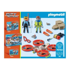 Playmobil Rescate Marítimo Buzo con Dron de Rescate 70143