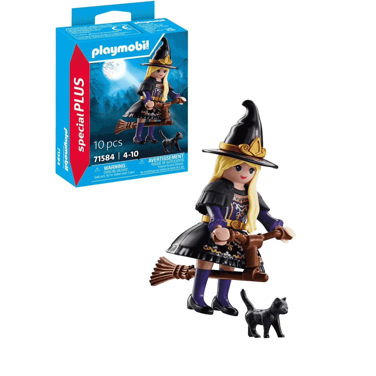Playmobil Special Plus Bruja con Gato y Escoba
