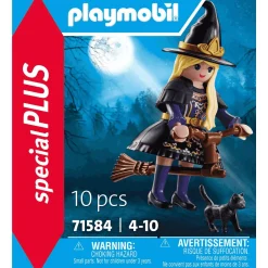 Playmobil Special Plus Bruja con Gato y Escoba