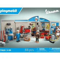 Playmobil Taller Vespa Retro Años 60 con Accesorios