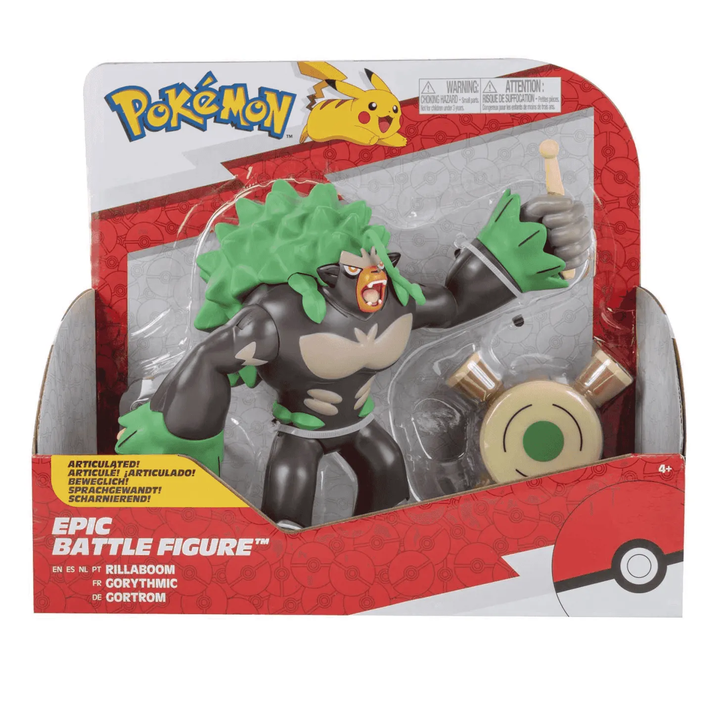 Pokémon Figura Epic Rillaboom 30 cm