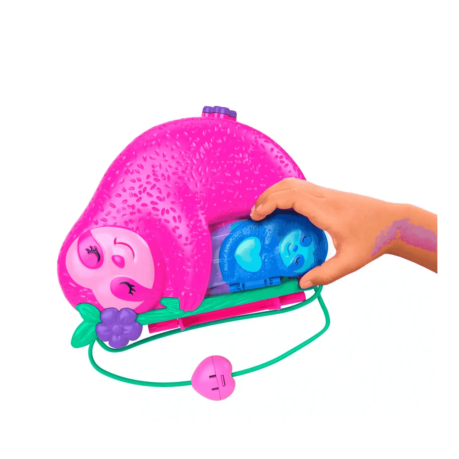 Polly Pocket Cofre Familia De Perezosos Mattel