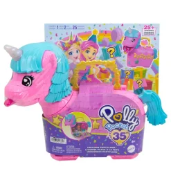 POLLY POLSTOCK PARTILANDIA DE UNICORNIOS Conjunto de juego - Juguete de Polly Pocket