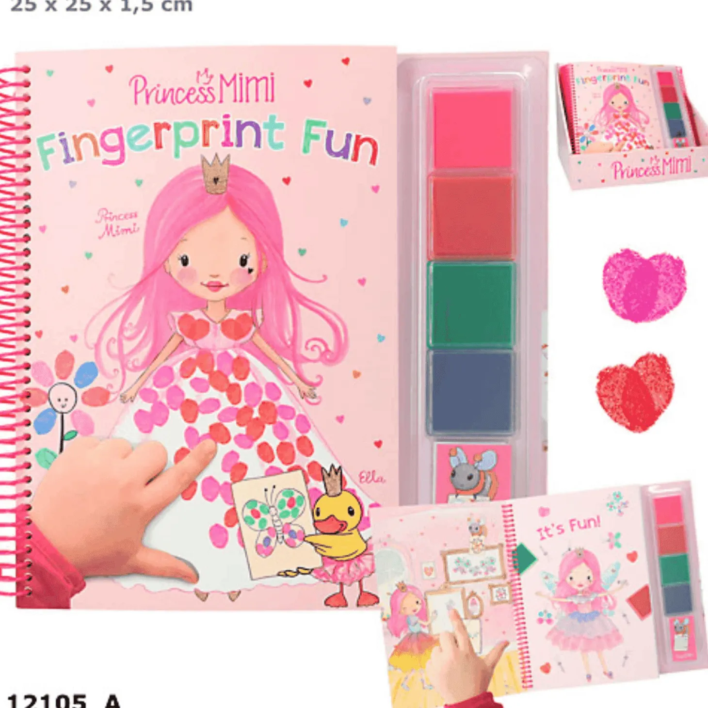 Princess Mimi Pinta Con Los Dedos