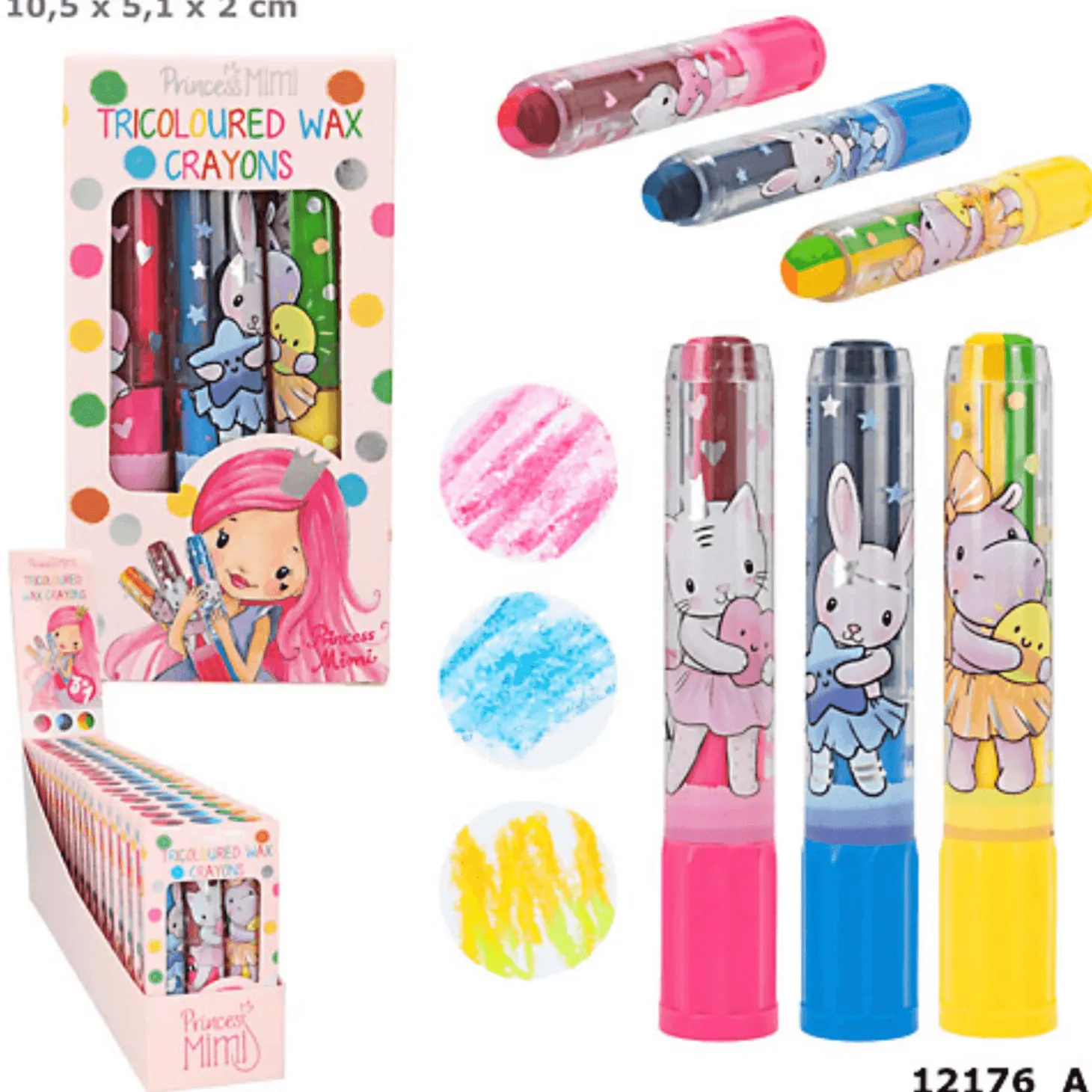 Princess Mimi Set De Ceras Tricolor