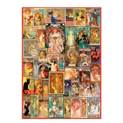 Puzzle 1000 Collage Art Nouveau