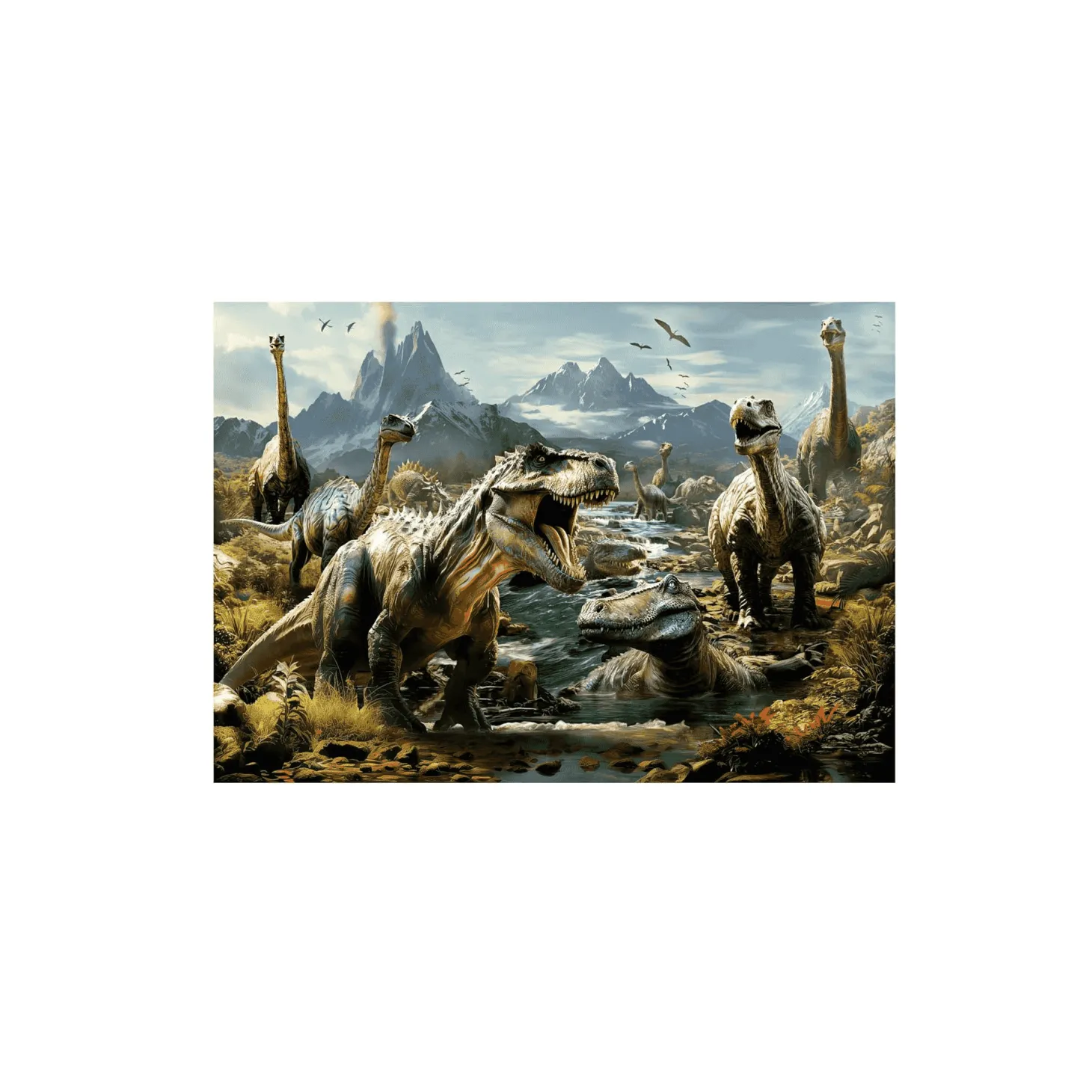 Puzzle 1000 Dinosaurios Feroces