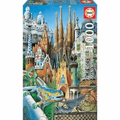 Puzzle 1000 Gaudi, Collage 'Miniature'