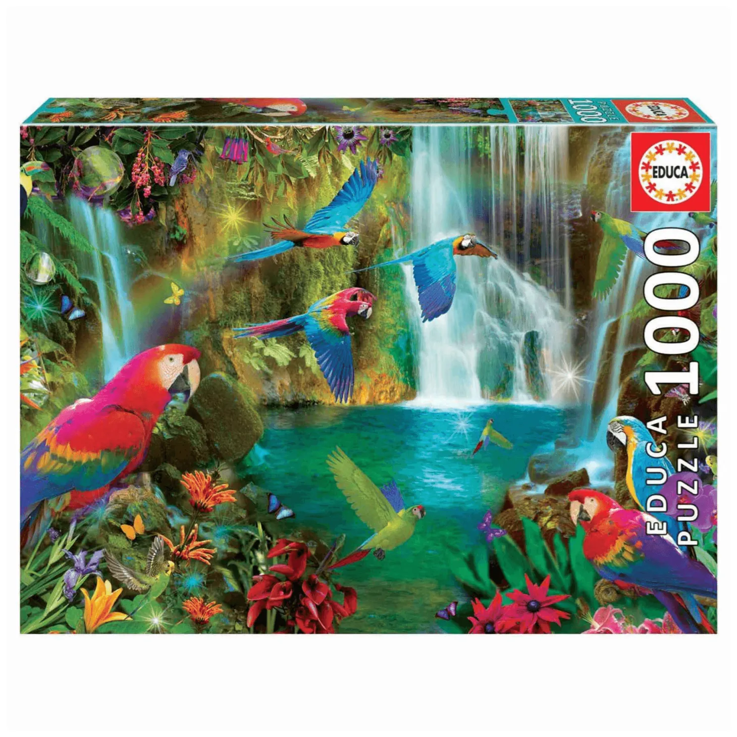 Puzzle 1000 Loros Tropicales