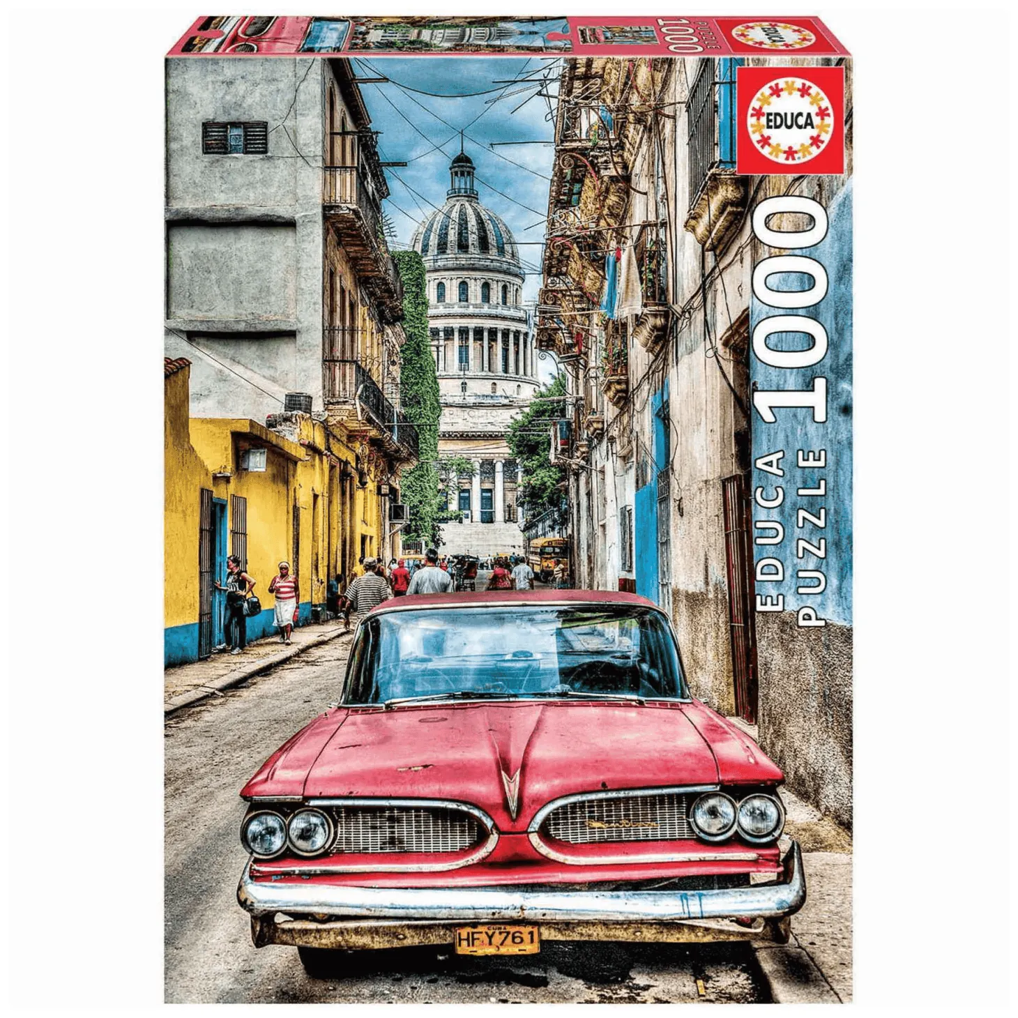 Puzzle 1000 piezas Coche En La Habana Cuba