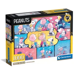 Puzzle 1000 Piezas Peanuts Clementoni | Rompecabezas de Colección | Desde 10 Años