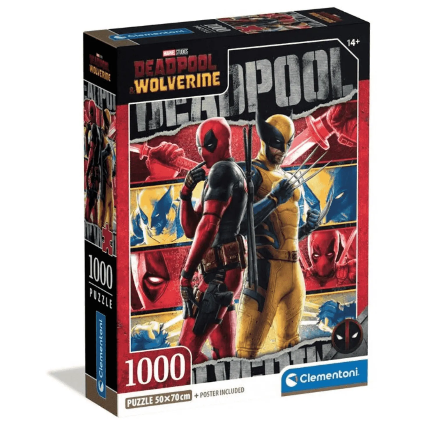 Puzzle Clementoni Deadpool 1000 piezas – Acción y humor
