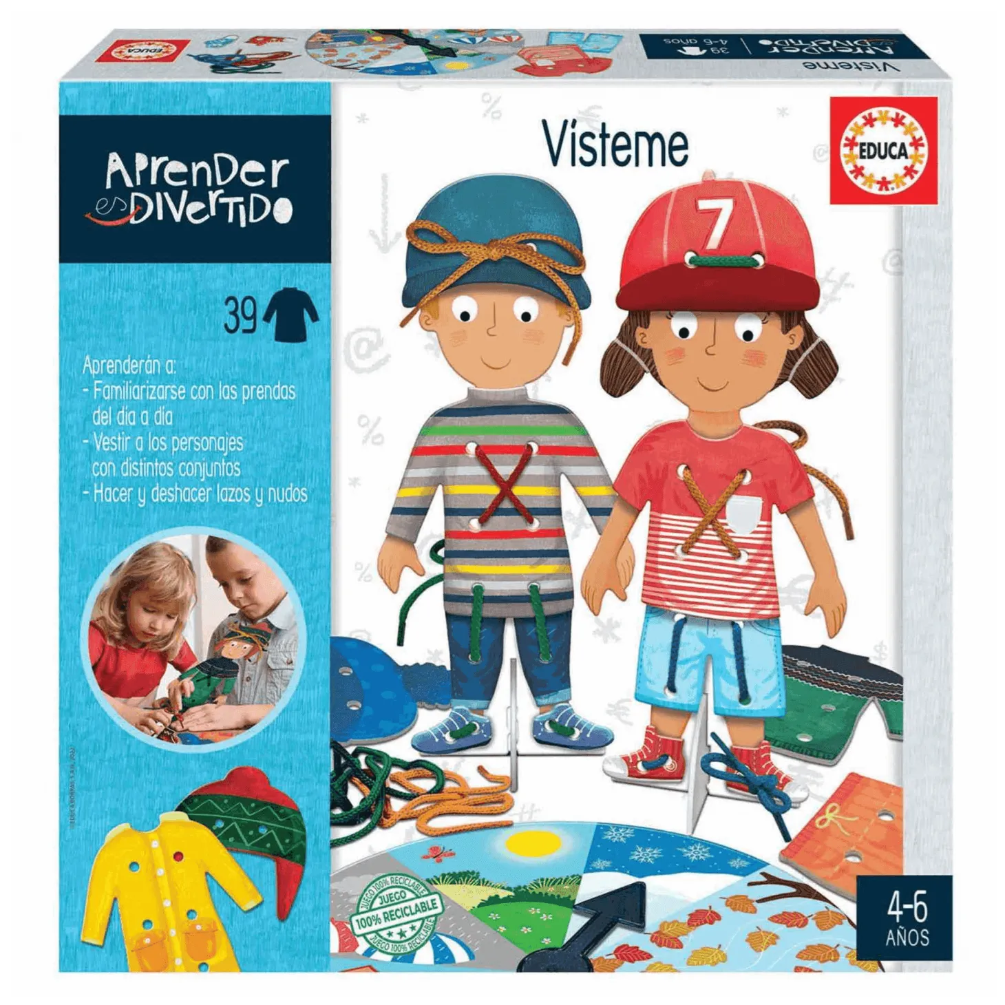Puzzle Educativo Visteme