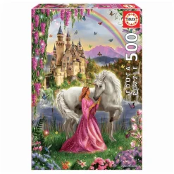 Puzzle Hada Y Unicornio 500 Piezas