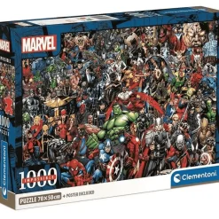 Puzzle Impossible Marvel Avengers 1000 Piezas Clementoni | Desafío para Fans Superhéroes | Desde 12