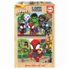 Puzzle Madera 2X25 Piezas Spidey Amazing Friends