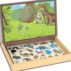 Puzzle Magnético Educativo Granja o Dinosaurios