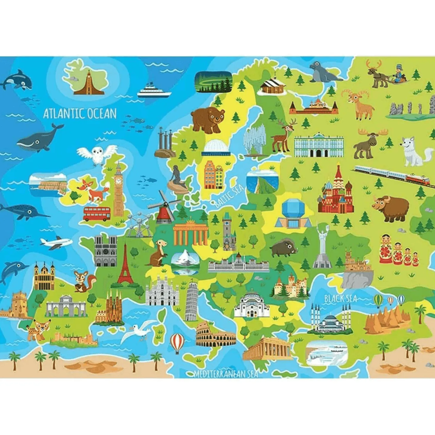 Puzzle Mapa Europa 150 Piezas