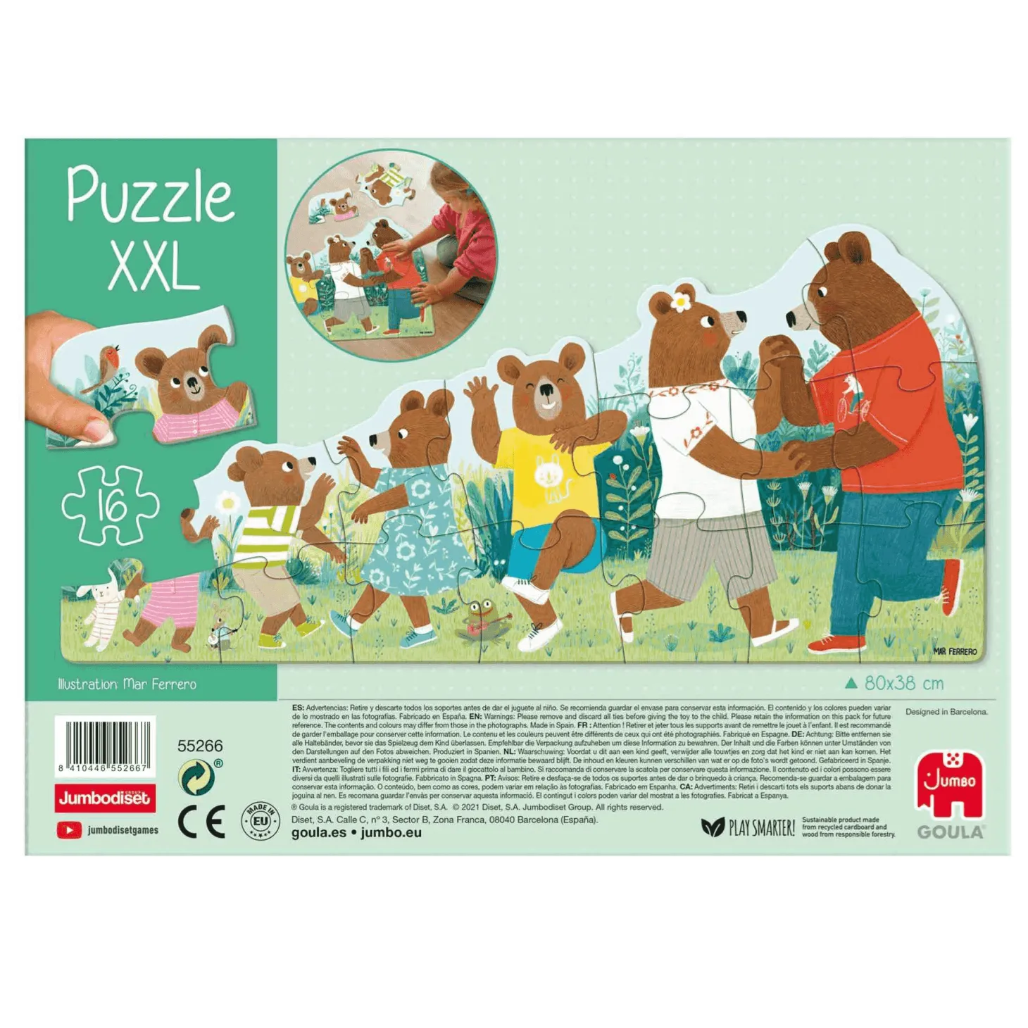 Puzzle XXL Familia de Osos