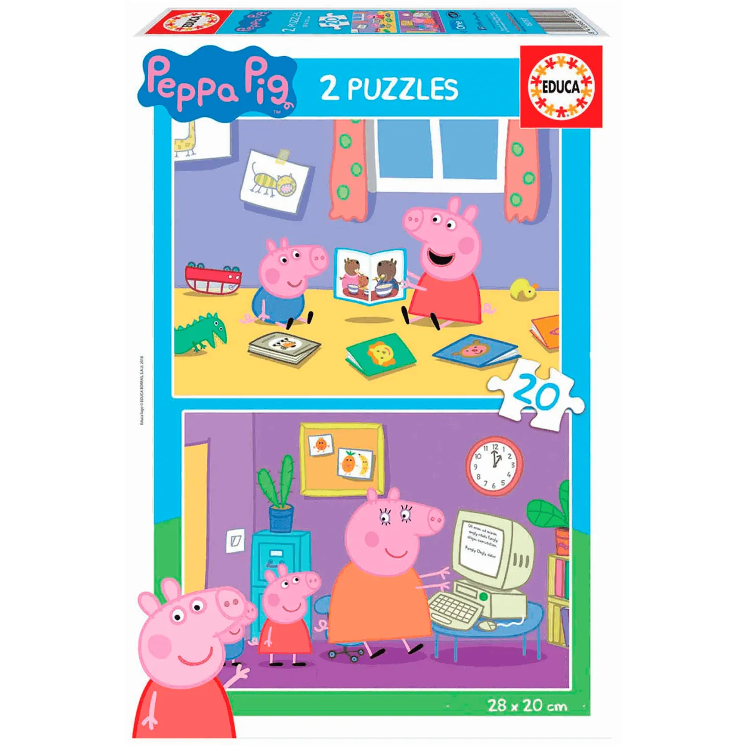 Puzzles Peppa Pig 20 piezas