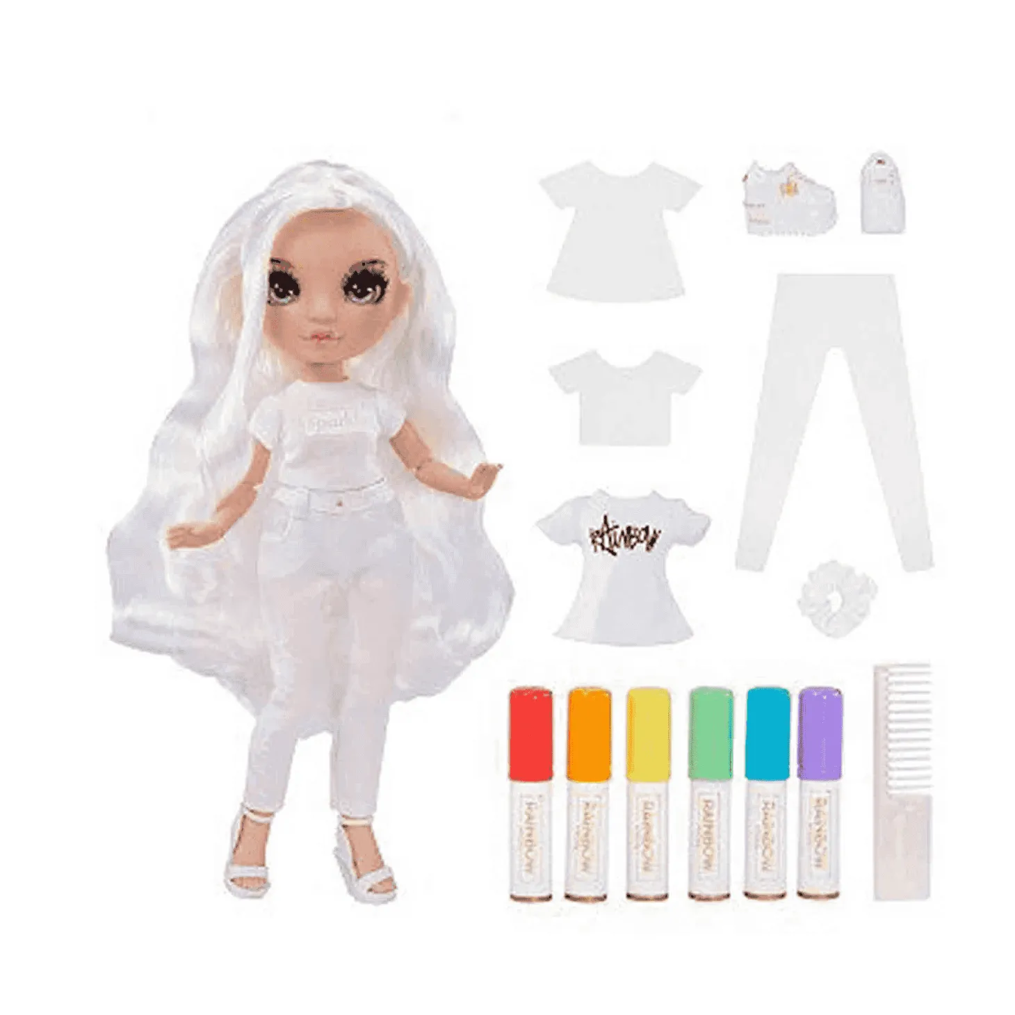 Rainbow high color y create blue eyes