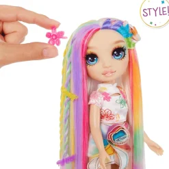 Rainbow High Tiza para el cabello y estilo Amaya - Muñeca arcoíris
