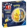 Ravensburger 3D Puzzle Nightlamp Pokemon, Puzzle Ball con Luces, 72 Piezas, 6+ Años
