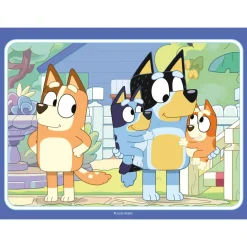 Ravensburger Puzzle Bluey, Colección Puzzle 4 in a box, 10, 12, 14, 16 Piezas, Puzzle para Niños, Ed