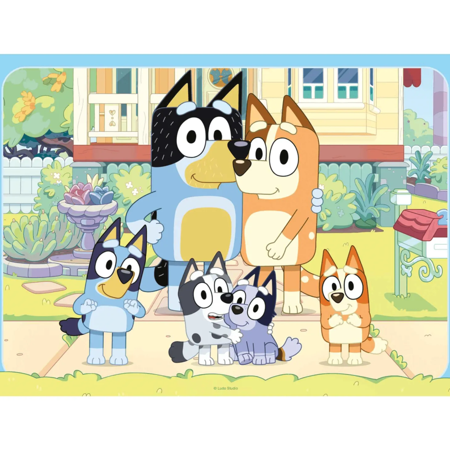 Ravensburger Puzzle Bluey, Colección Puzzle 4x42 Bumper Pack, 4 Puzzle de 42 Piezas, Puzzle para Niñ