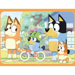 Ravensburger Puzzle Bluey, Colección Puzzle 4x42 Bumper Pack, 4 Puzzle de 42 Piezas, Puzzle para Niñ