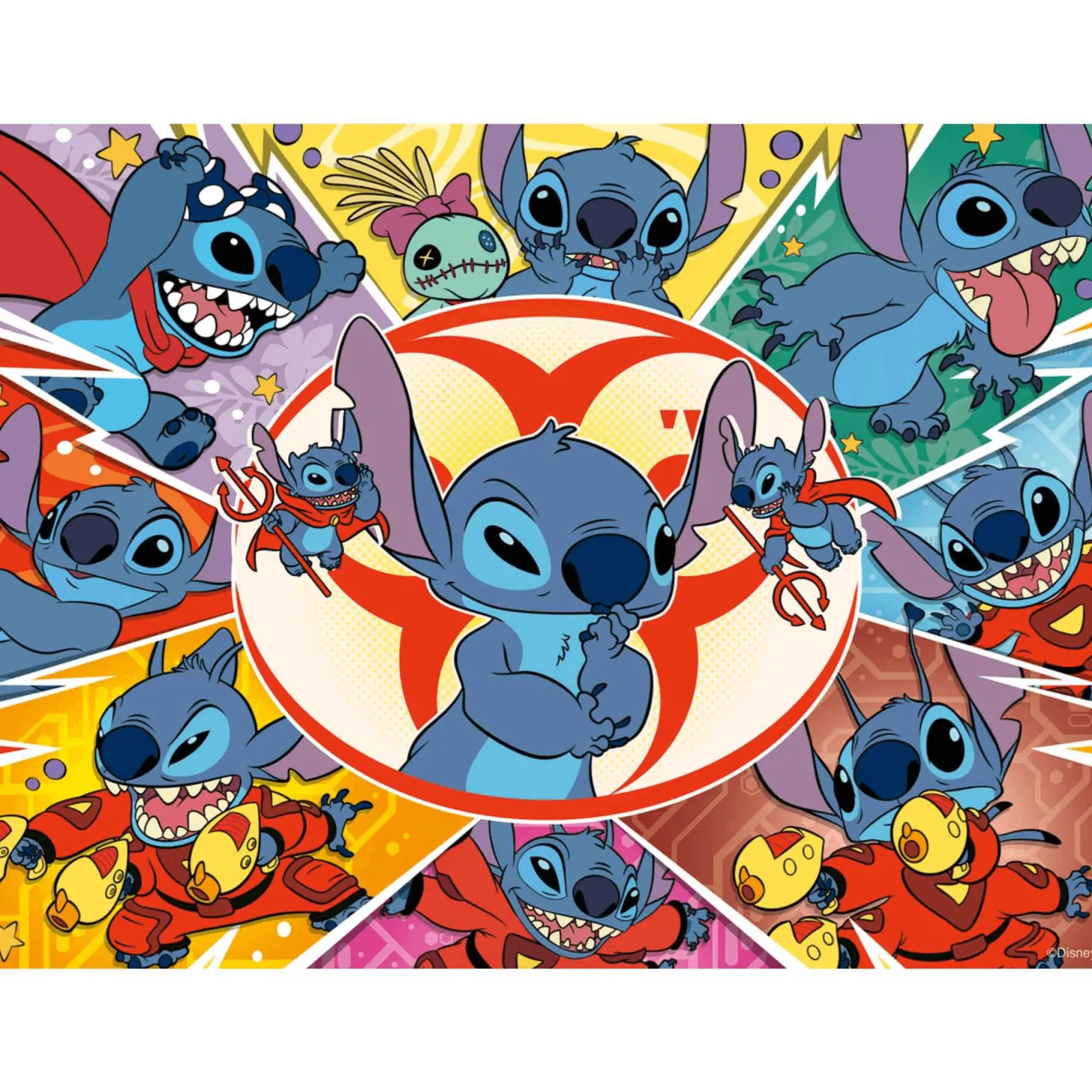 Ravensburger Puzzle Disney Stitch, 100 Piezas XXL, Edad Recomendada 6+ Años