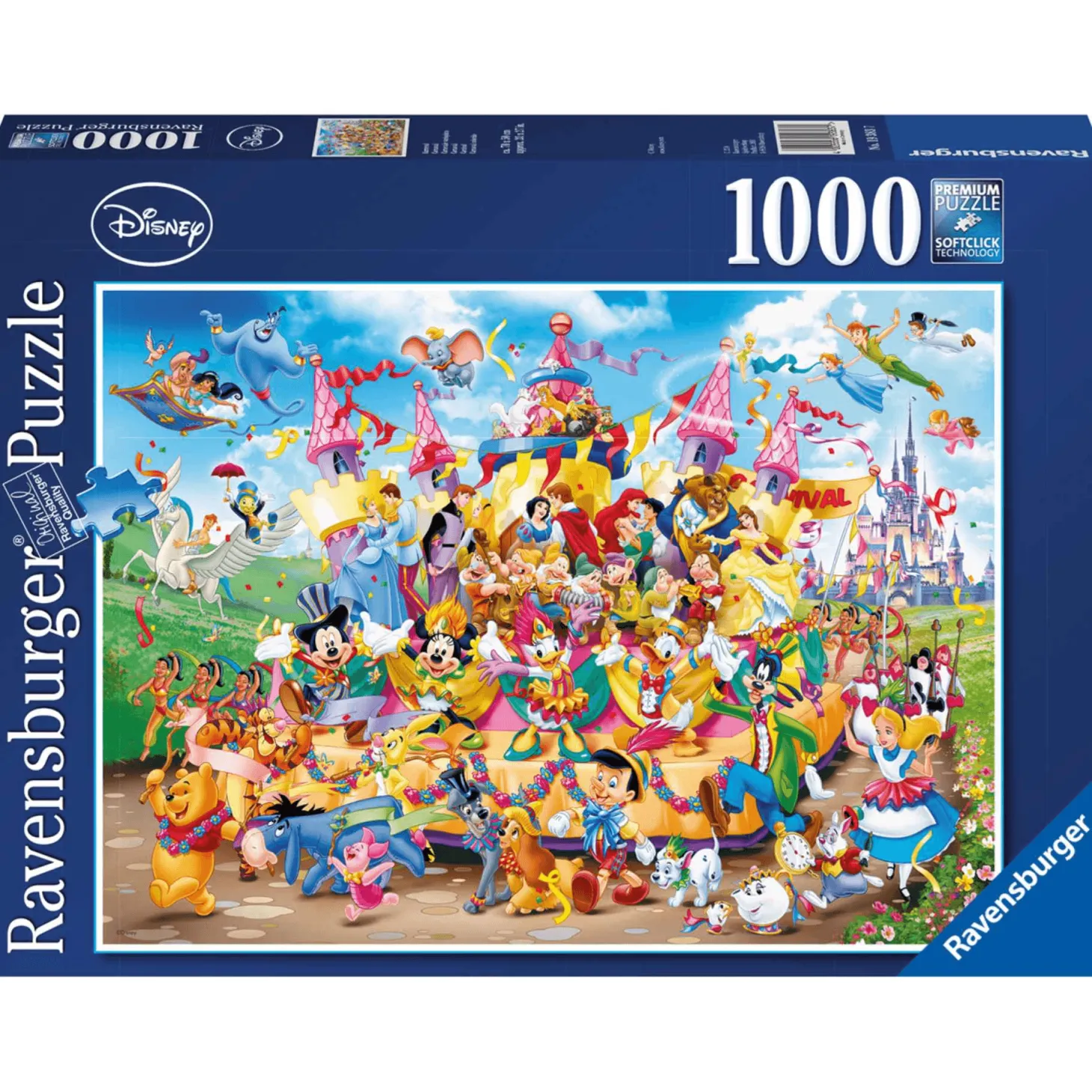 Ravensburger Puzzle Disney Carnaval, Colección Disney Collector´s Edition, 1000 Piezas, Puzzle Adult