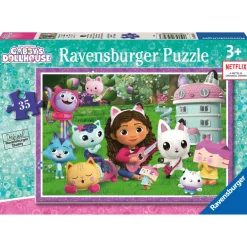 Ravensburger Puzzle Gabby´s Dollhouse, Puzzle de 35 Piezas, Puzzle para Niños, Edad Recomendada 3+