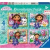 Ravensburger Puzzle Gabby´s Dollhouse, Colección Puzzle 4 in a box, 10, 12, 14, 16 Piezas, Puzzle pa