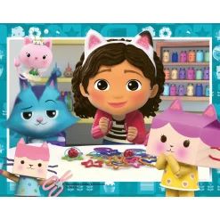 Ravensburger Puzzle Gabby´s Dollhouse, Colección Puzzle 4 in a box, 10, 12, 14, 16 Piezas, Puzzle pa
