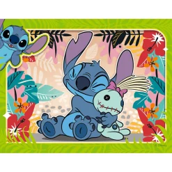 Ravensburger Puzzle Stitch, Colección Puzzle 4 in a box, 10, 12, 14, 16 Piezas, Puzzle para Niños, E