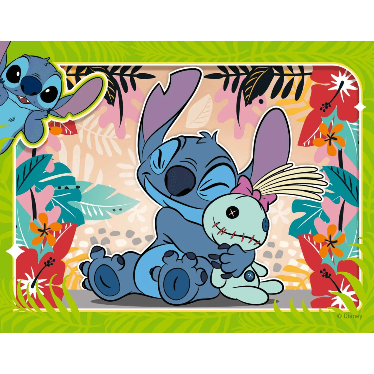 Ravensburger Puzzle Stitch, Colección Puzzle 4 in a box, 10, 12, 14, 16 Piezas, Puzzle para Niños, E