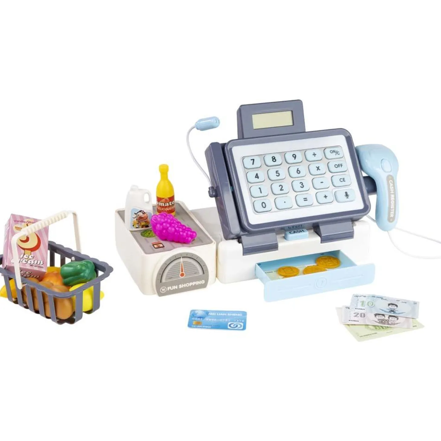 Registradora Deluxe Role Planet – Caja registradora con luces, música y cinta transportadora (3+)