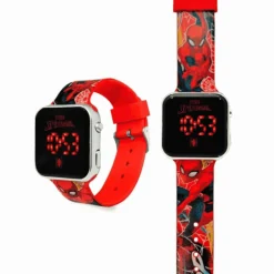 Reloj LED de Spiderman