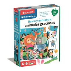Rompecabezas Busca y Encuentra Animales Graciosos
