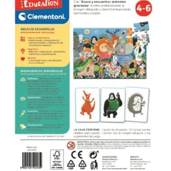 Rompecabezas Busca y Encuentra Animales Graciosos