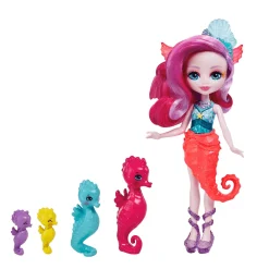Royal Enchantimals Ocean Kingdom Muñeca Sedda Sea Horse con Mascota 4 años