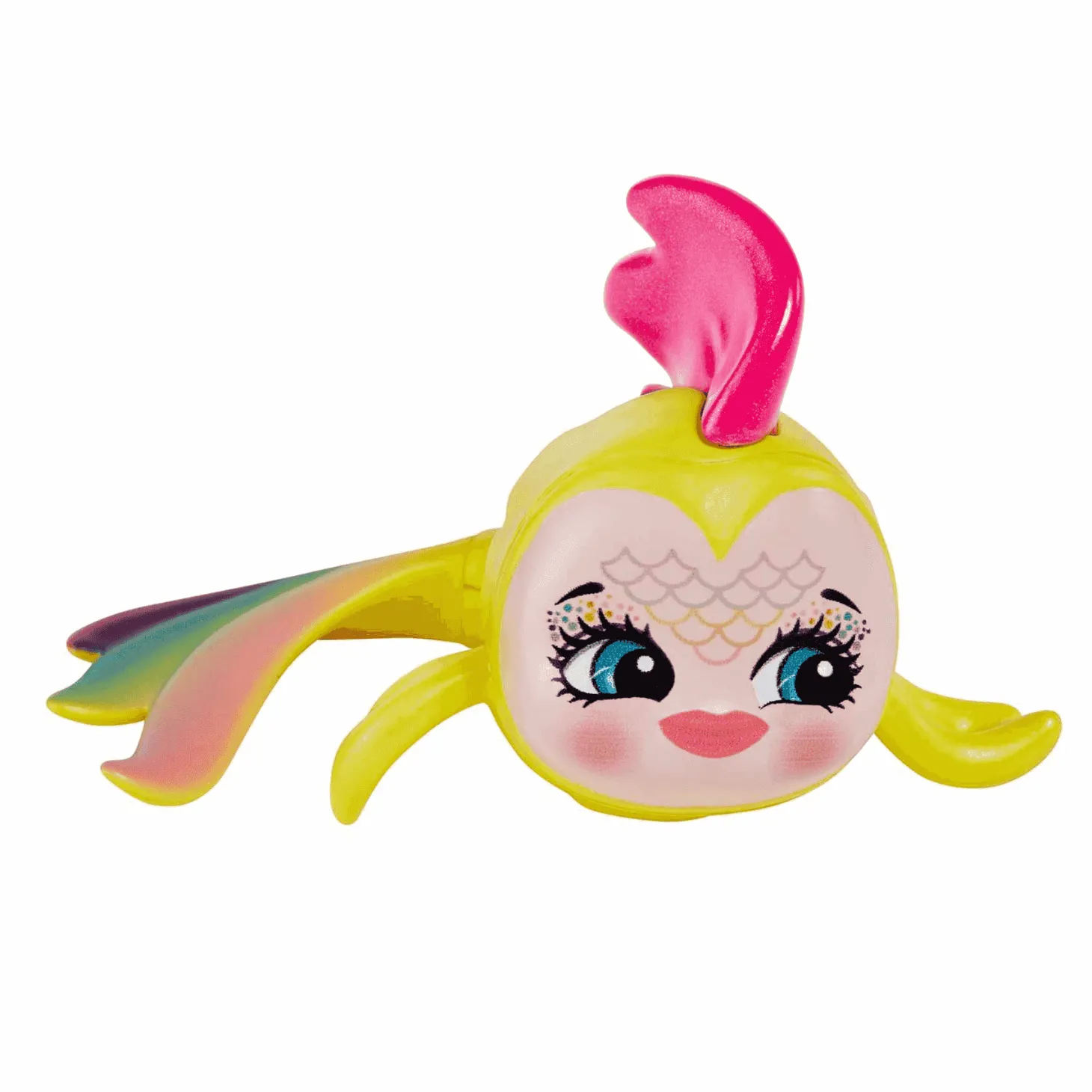 Royal Enchantimals Ocean Kingdom Muñeca Rainey Rainbow Fish con Mascota 4 años