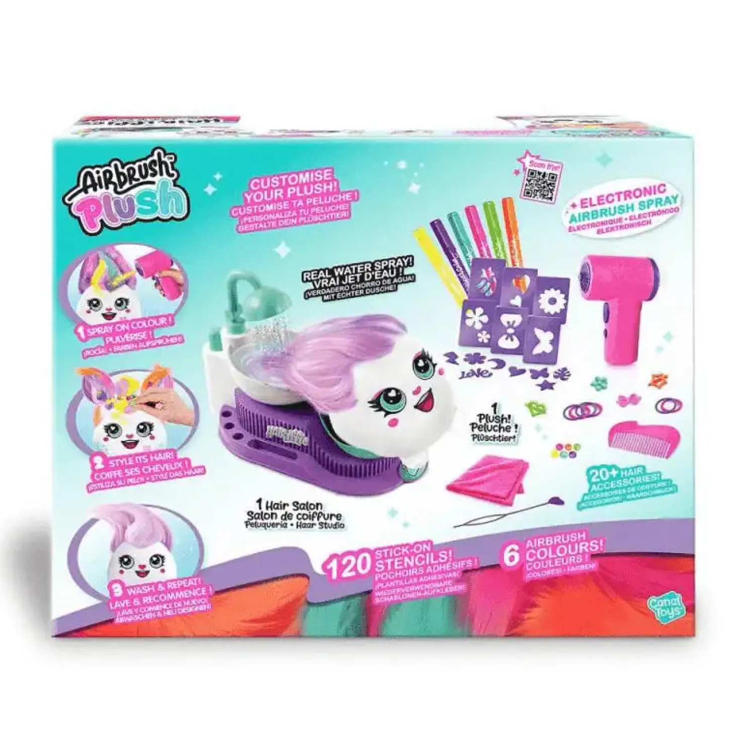 Salón de Peluquería Airbrush Plush – Canal Toys