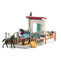 Schleich Figura Box para caballos con yegua y potro