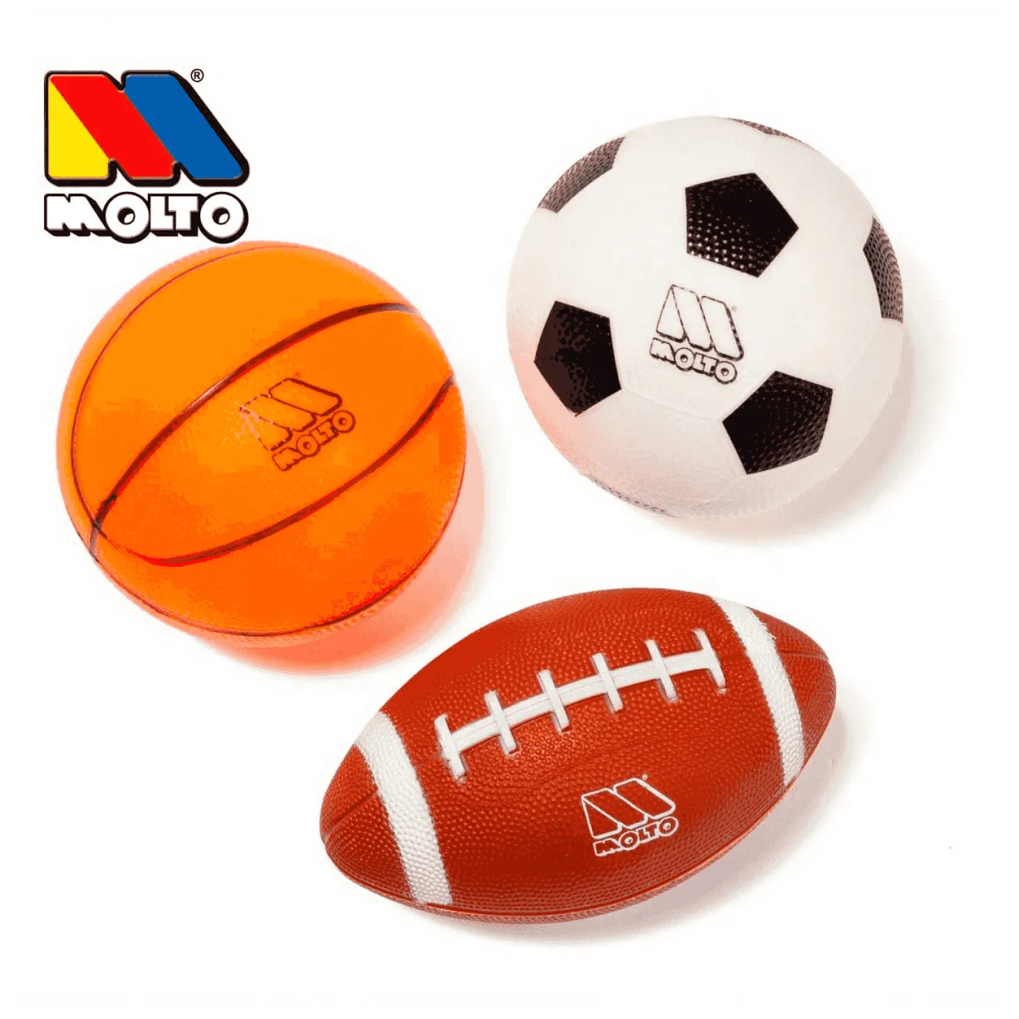 Set 3 Pelotas De Deporte Molto
