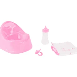 Set Accesorios Bebé PequeBB con orinal, biberón y pañal (3+)